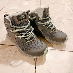 Barely worn, waterproof, lace-up hiking boots from The North Face.